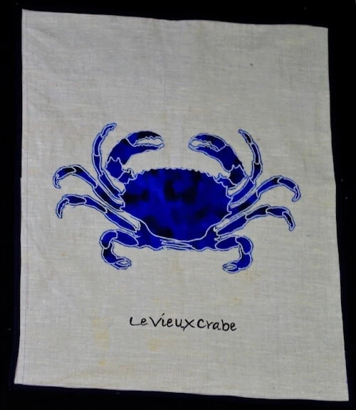 Le vieux crabe, panneau textile du Bel Espoir
