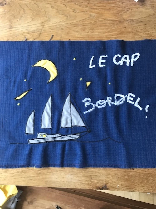 Le Cap, rideau de passerelle du Rara Avis