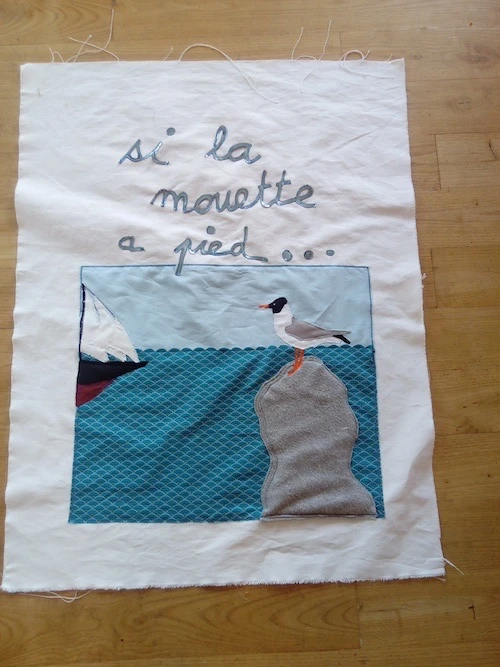 La mouette à pied, rideau du Rara Avis
