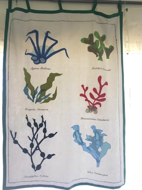 L’alguier, création textile de Françoise Loiselet